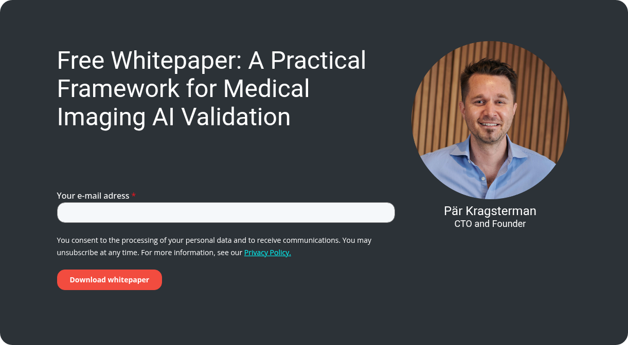 Free Whitepaper: A Practical Framework for Medical Imaging AI Validation