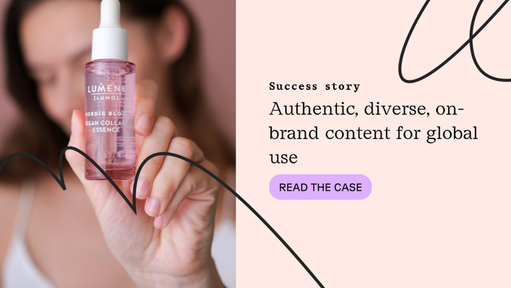 LUMENE sourced authentic, diverse, on-brand content for global usage. Click here to read the story.