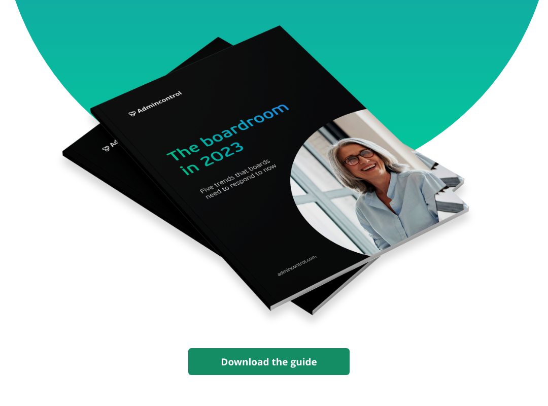 Download the free guide:The boardroom in 2023