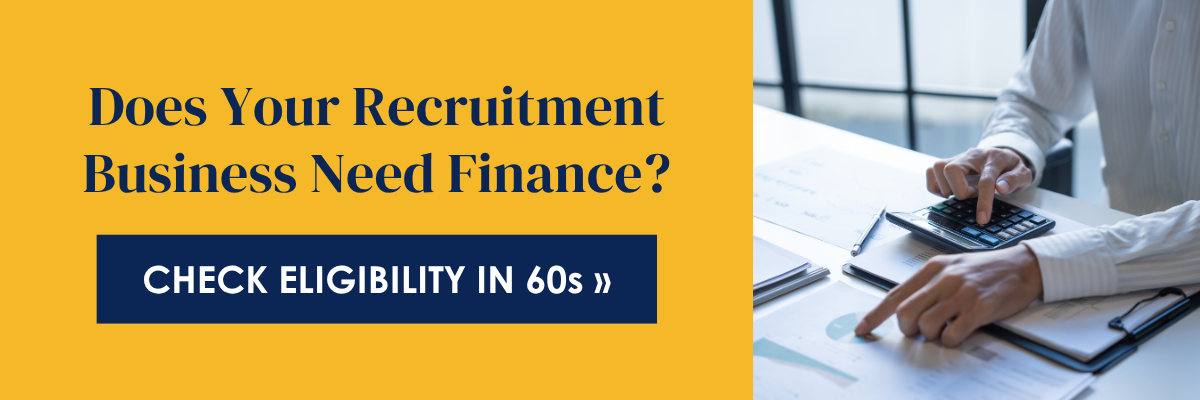 Does your recruitment business need finance?