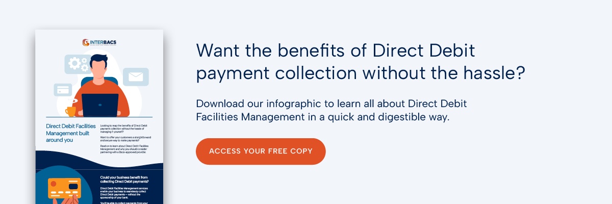 direct debit facilities management infographic