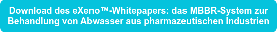 Download des eXeno™-Whitepapers: das MBBR-System zur Behandlung von Abwasser aus pharmazeutischen Industrien