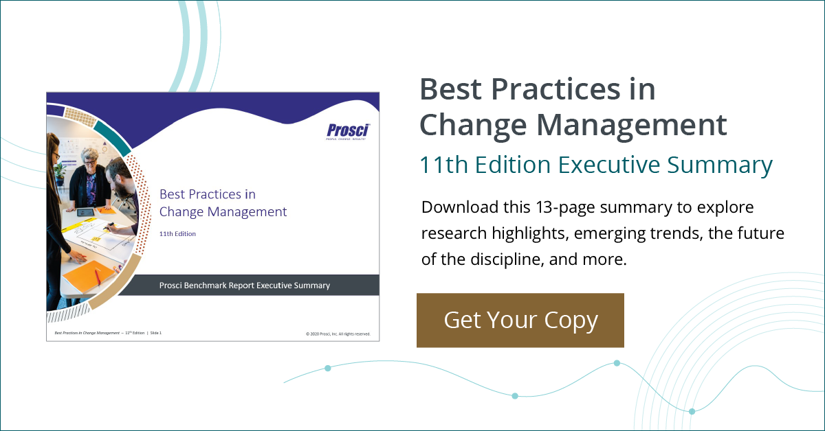 Download Prosci's Best Practices In Change Management Summary