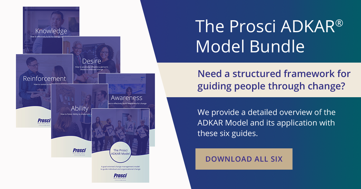 Download The Prosci ADKAR Model Ebook Bundle