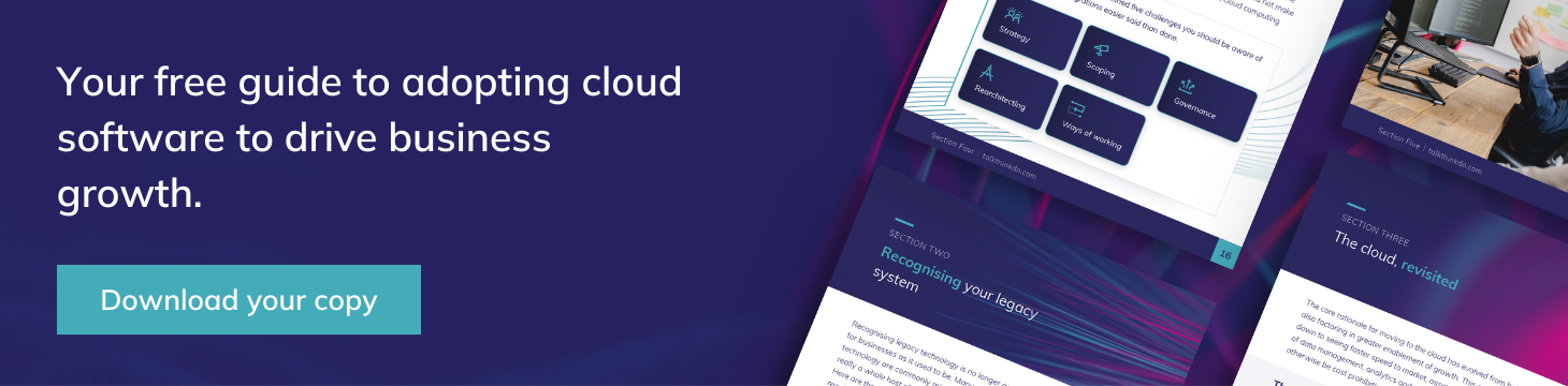 CTA - adopting cloud software 