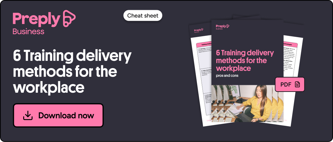 6 Best Training Delivery Methods for Your Employees - Preply Business