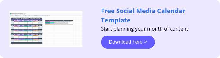 Social Media Content Calendar