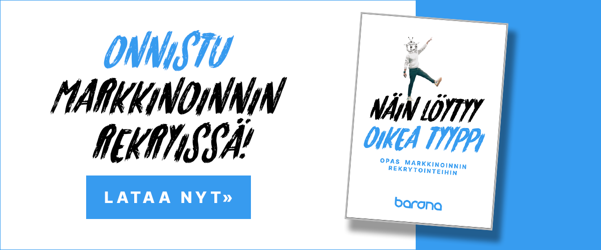 Lataa opas: onnistu markkinoinnin rekryissä