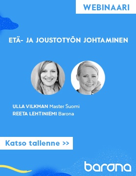 Katso tallenne: Etä- ja joustotyön johtaminen