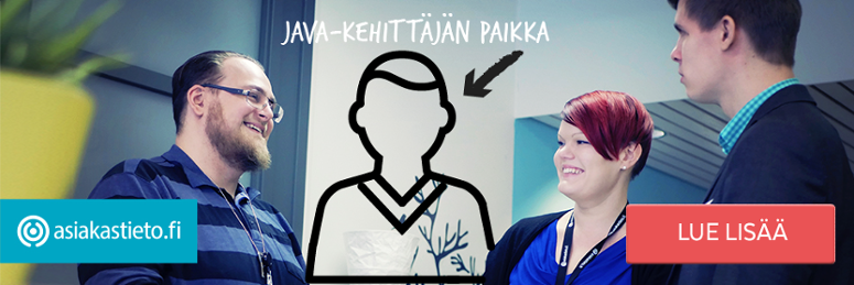 java-kehittaja-asiakastiedolle
