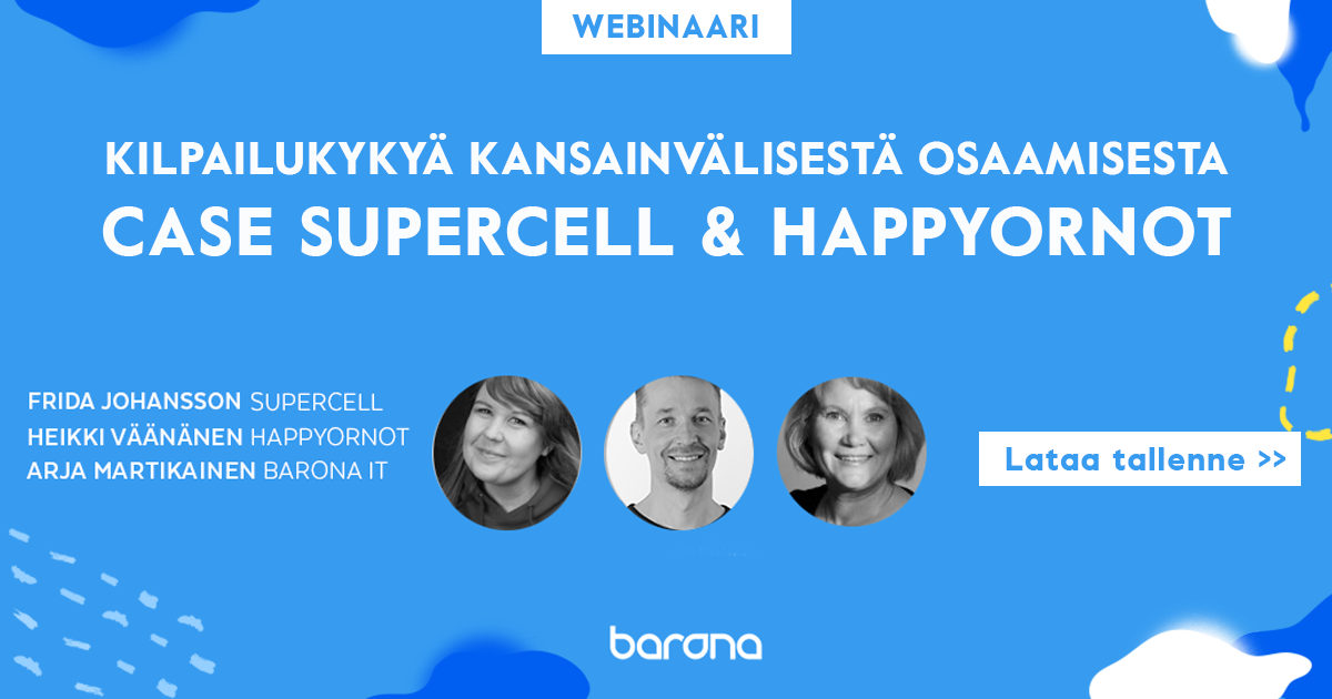 Webinaari 19. 3. 2019: kilpailukykyä kansainvälisestä osaamisesta – case supercell & happyornot