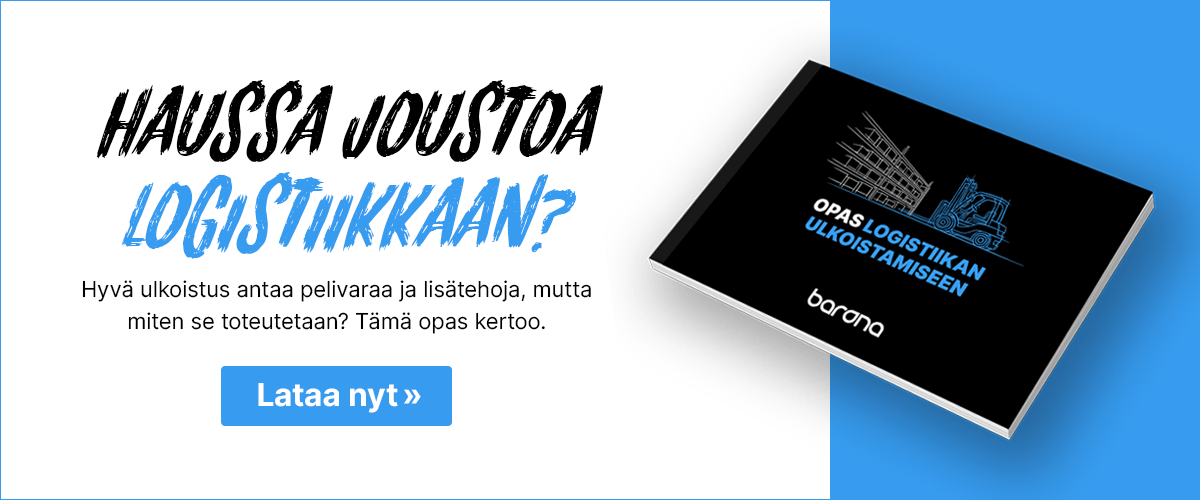 Haussa joustoa logistiikkaan? Lataa Opas logistiikan ulkoistamiseen