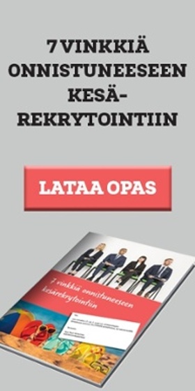 7 vinkkiä onnistuneeseen kesärekrytointiin