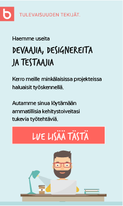 Rekry-devaajia-designereita-testaajia
