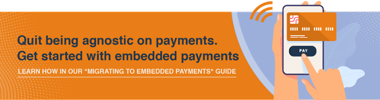 migrate from agnostic to embedded payments