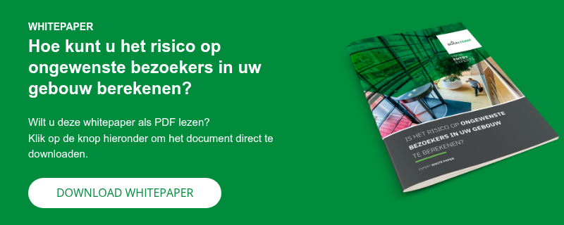 WHITEPAPER Hoe kunt u het risico op ongewenste bezoekers in uw gebouw berekenen?   Wilt u deze whitepaper als PDF lezen? Klik op de knop hieronder om het document direct te downloaden.  