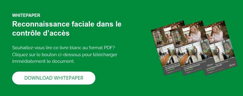 WHITEPAPER Reconnaissance faciale dans le contrôle d’accès &nbsp; Souhaitez-vous lire ce livre blanc au format PDF? Cliquez sur le bouton ci-dessous pour télécharger immédiatement le document. &nbsp;