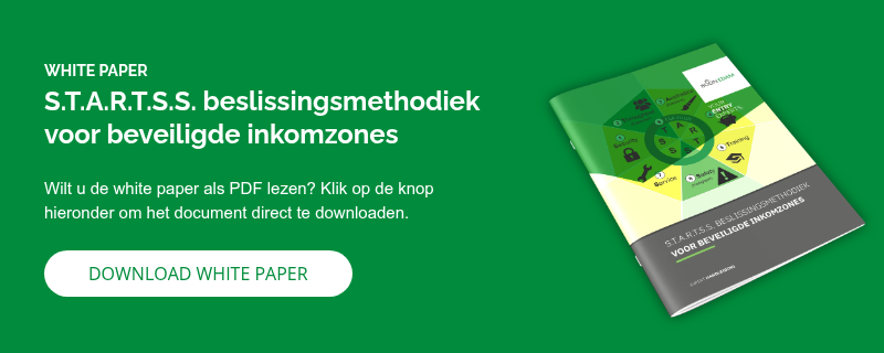 WHITE PAPER S.T.A.R.T.S.S. beslissingsmethodiek voor beveiligde inkomzones &nbsp; Wilt u de white paper als PDF lezen? Klik op de knop hieronder om het document direct te downloaden. &nbsp;