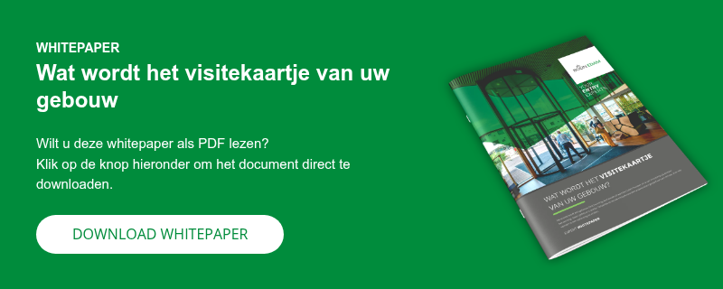 WHITEPAPER Wat wordt het visitekaartje van uw gebouw   Wilt u deze whitepaper als PDF lezen? Klik op de knop hieronder om het document direct te downloaden.  