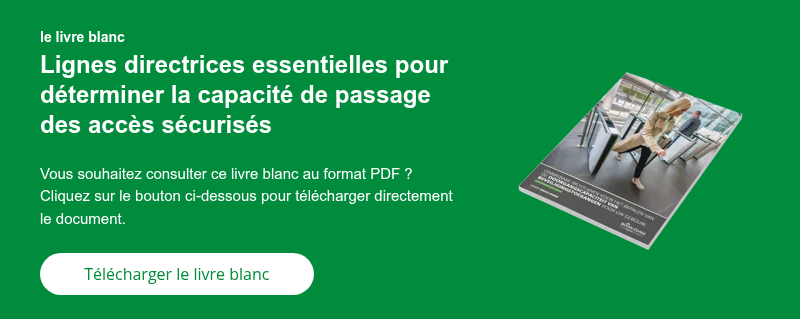 le livre blanc Lignes directrices essentielles pour déterminer la capacité de passage des accès sécurisés &nbsp; &nbsp; Vous souhaitez consulter ce livre blanc au format PDF ? Cliquez sur le bouton ci-dessous pour télécharger directement le document. &nbsp;