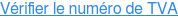 Vérifier le numéro de TVA