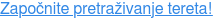 Započnite pretraživanje tereta!