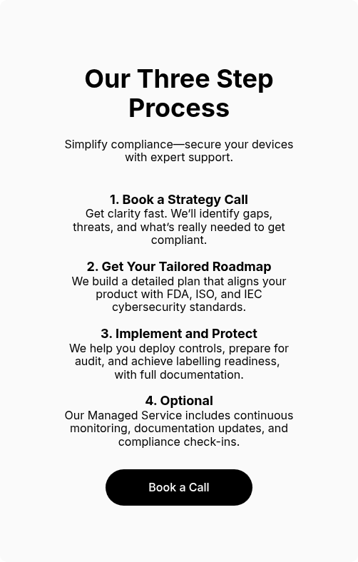 Our Three Step Process