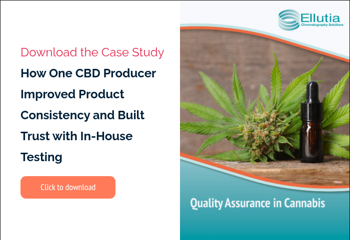 Download the Case Study How One CBD Producer Improved Product Consistency and Built Trust with In-House Testing  