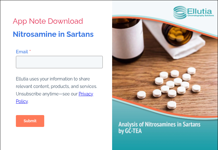 App Note Download Nitrosamine in Sartans