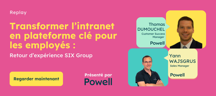 FR - CTA - Webinaire - Transformer l'intranet en plateforme clé pour les employés : Retour d'experience Six Group