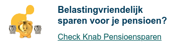 Belastingvriendelijk sparen voor je pensioen?  Check Knab Pensioensparen