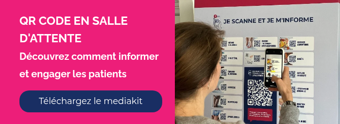 QR CODE EN SALLE D'ATTENTE Découvrez comment informer et engager les patients  