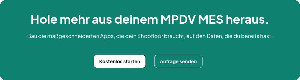 Hole mehr aus deinem MPDV&nbsp;MES heraus.