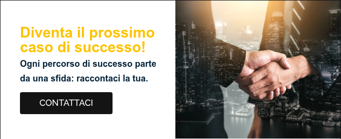 Diventa il prossimo caso di successo! Ogni percorso di successo parte da una sfida: raccontaci la tua.&nbsp; &nbsp;