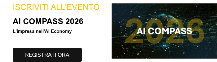 ISCRIVITI ALL'EVENTO AI COMPASS 2026 L'impresa nell'AI Economy&nbsp; &nbsp; &nbsp;