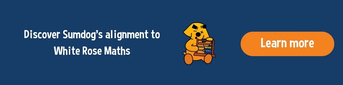 Discover Sumdog's alignment to White Rose Maths - image of Sumdog using an abacus
