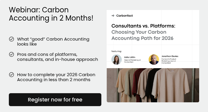 Webinar: Carbon Accounting in 2 Months!     What “good” Carbon Accounting looks like    Pros and cons of platforms, consultants, and in-house approach   How to complete your 2026 Carbon Accounting in less than 2 months  