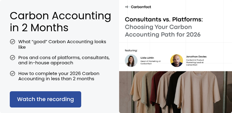 Carbon Accounting in 2 Months What “good” Carbon Accounting looks like&nbsp; &nbsp; Pros and cons of platforms, consultants, and in-house approach &nbsp; How to complete your 2026 Carbon Accounting in less than 2 months