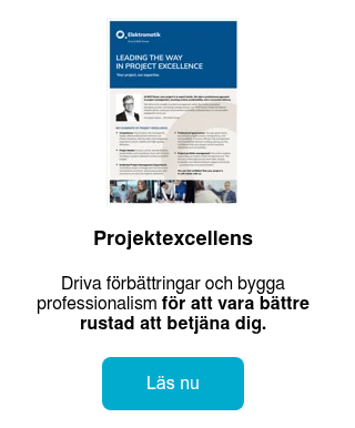 [COVER] EN Elektromatik 2-page Project Excellence Rekrutering