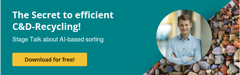 The Secret to efficient C&D-Recycling! &nbsp; Stage Talk about AI-based sorting &nbsp;