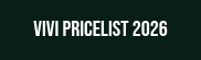 VIVI PRICELIST 2026