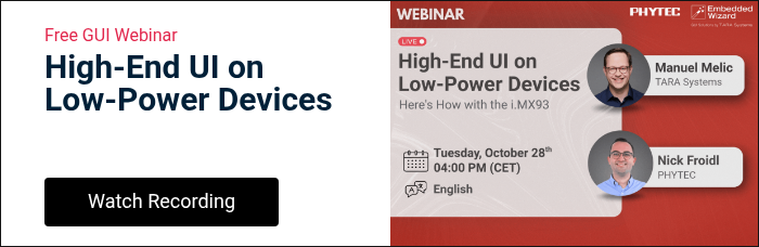 Free GUI Webinar High-End UI on Low-Power Devices &nbsp; &nbsp; &nbsp;