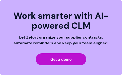 Work smarter with AI-powered CLM