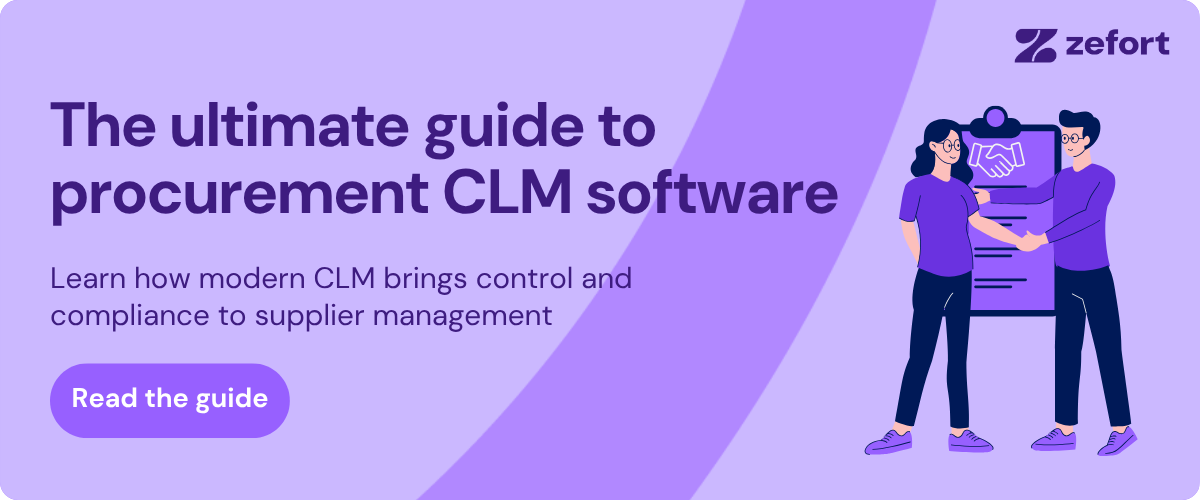 Ultimate guide to procurement CLM software