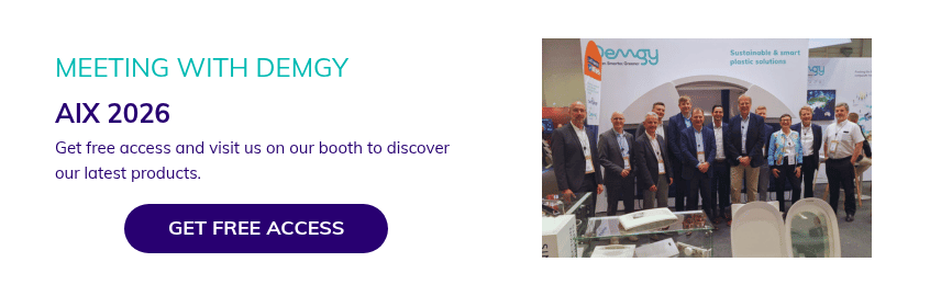 MEETING WITH DEMGY AIX 2026 Get free access and visit us on our booth to discover our latest products.  