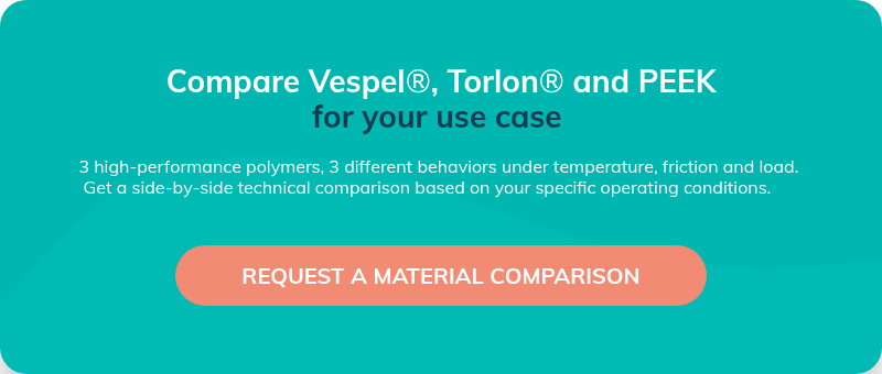 Compare Vespel®, Torlon® and PEEK for your use case&nbsp;