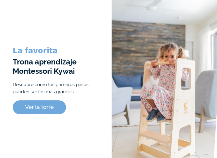 La favorita Trona aprendizaje Montessori Kywai   Descubre como los primeros pasos pueden ser los más grandes  