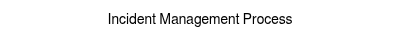 Incident Management Process