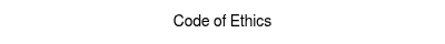 Code of Ethics
