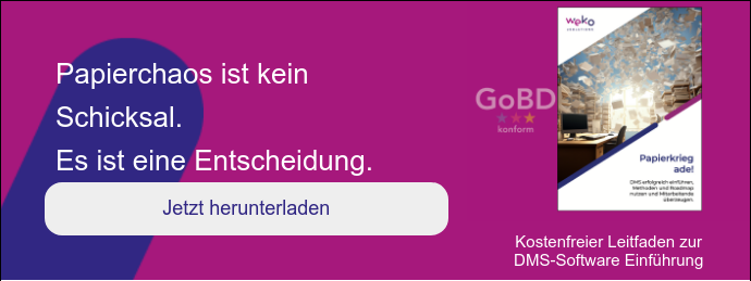 Papierchaos ist kein Schicksal.  Es ist eine Entscheidung.